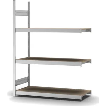 Dílenský regál Regál s policemi z dřevotřísky hofe, nástavné pole, 3 úrovně, police 1500 mm, 1520 x 535 x 2000 mm