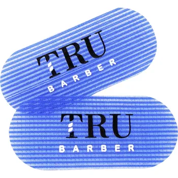 Kadeřnické nůžky 2 ks kadeřnické stylingové samolepky na hlavu Suchý zip na vlasy Profesionální salonní doplňky pro holičství Stylingové nástroje na úpravu vlasů modrá