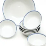 Thun 1794 OPAL kompotová souprava modrá krajka 7 dílná