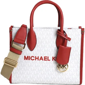 Kabelka Michael Kors Mirella logo tote small červená