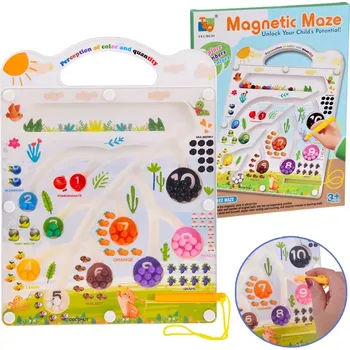 Magnetická kreslící tabulka JOKOMISIADA Magnetická třídicí deska s kuličkami