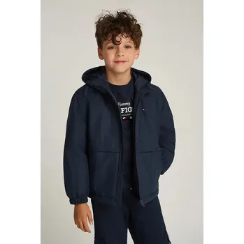 Chlapecká bunda Dětská bunda Tommy Hilfiger KB0KB09365.98.122.PPYA námořnická modř 59X, vel. 116