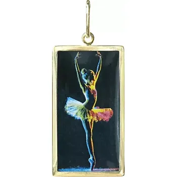 Přívěsek Aljančič Miniartion Baletka žluté zlato