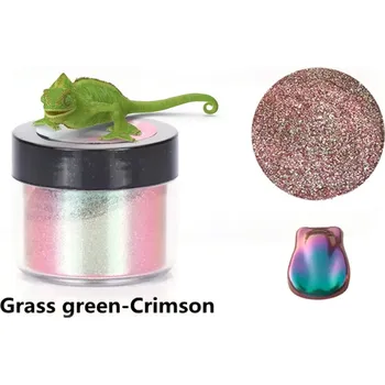 PourArt Metalický prášek Chameleon Gras Green Crimison OS9104 5g