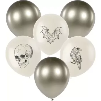 Balónek Latexové balonky Classy Halloween 6 ks