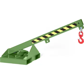 Paletový vozík Závěsné rameno, sklon 25°, nosnost 350 - 1000 kg, zelené