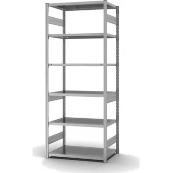 Dílenský regál Policový regál hofe, základní pole, 6 úrovní, zatížení pole 240 kg, 1060 x 635 x 2500 mm