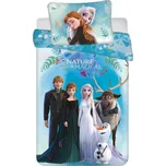 JERRY FABRICS Povlečení do postýlky Ledové Království Blue 03 baby Bavlna, 100/135, 40/60 cm