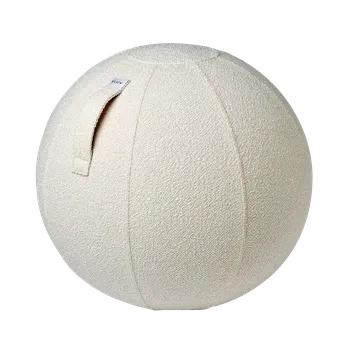 Sedací pytel Sedací míč VLUV Bol Diva 60-65 cm White