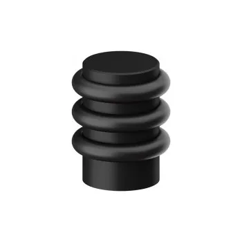 Dveřní stoper WST04 kulatý 25mm, výška 40 mm, černý