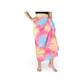 Šátek Sarong - Pareo REN, ohňostroj, pastelově růžový