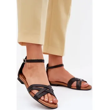 Dámské sandále Sandály Step in style z přírodní kůže s páskem, 41 i240_214699_2:41