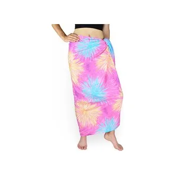 Šátek Sarong - Pareo REN, ohňostroj, pastelově fialový