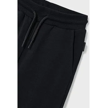 Chlapecké kalhoty Mayoral teplákové fleecové kalhoty 725 - 53 šedé barva: černá, Rozměr: 122