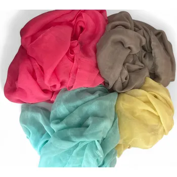 Šátek Šála jednobarevná fáčová tunel ČERKA, Složení 100% bavlna, Barva Růžová