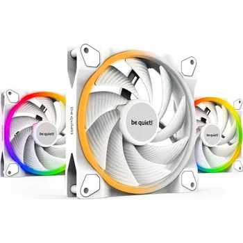Počítačové chlazení Be quiet! Light Wings PWM high-speed 140mm bílý 3ks Ventilátor, 140mm, Rifle ložisko, 4pin PWM, 31dBA, ARGB podsvícení, high-speed, bílý, 3ks BL103