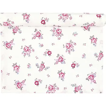 ubrus GREEN GATE Běhoun na stůl Elba White 45 × 140 cm