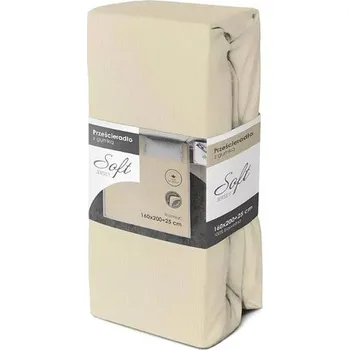 Prostěradlo FARO Prostěradlo 160 × 200 cm, béžové