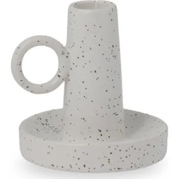 Svícen Storefactory Keramický svícen Vallholm Vanilla