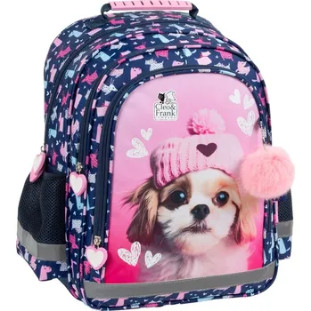 Školní batoh Derform ŠKOLNÍ ERGONOMICKÝ BATOH CLEO A FRANK PEJSEK