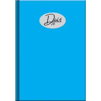 Diář Denní diář 2026 - COLORS modrý (A5)