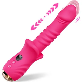 Vibrátor SuperLove Thrusting Vibrator Vibrant Pink
