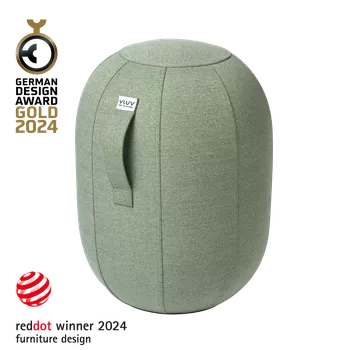 Sedací pytel Balanční stolička VLUV Kapsul Sova L Pesto