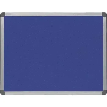 Textilní tabule / nástěnka Rocada 6600, hliníkový rám, 60x45 cm, modrá