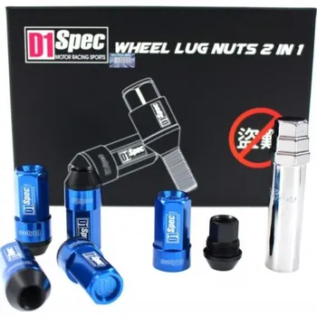 Matice Kované matice D1Spec Heptagon 2v1 ocel 12x1.25 Blue