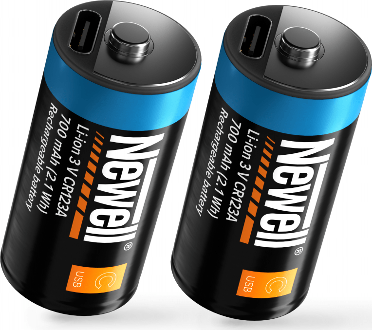 Newell USB-C CR123A Li-ion dobíjecí baterie - 700 mAh (2 ks)