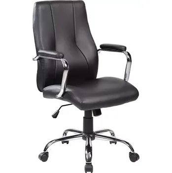 Kancelářská židle Rocada 988V22, černá, imitace kůže, područky