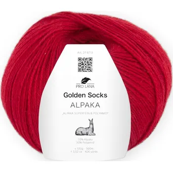 Příze Příze Pro Lana Golden Socks Alpaka 31 rot