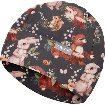 Čepice Unuo Dětská čepice fleecová Sport Zajíček S (45-48 cm)