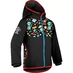 Unuo Dětská softshellová bunda s fleecem Basic Černá Roboti 80/86