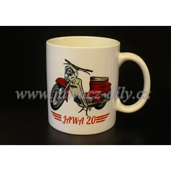 Hrnek s motivem Jawa 20