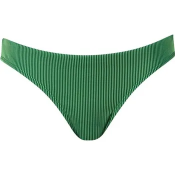 Dámské plavky Puma Ribbed Brazilian Bikini Bottom Green Combo 8 (XS)