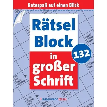 Rätselblock in großer Schrift 132 (5 Exemplare à 2,99 EUR) - Krüger, Eberhard