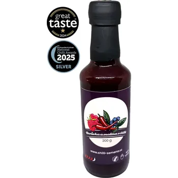 Omáčka chilli-semena Borůvka a malina s chilli