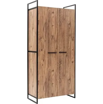 Šatní skříň Šatní uzavřená skříň Dynamic 104 cm borovice Atlantic/černá