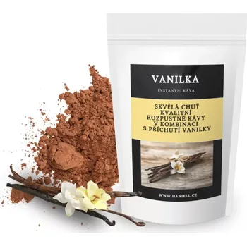 Rozpustná káva Vanilková – jemná káva s přirozenou sladkostí 70 g