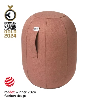 Sedací pytel Balanční stolička VLUV Kapsul Sova L Salmon