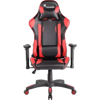 Herní židle Herní židle Rocada 914-2, profesionální, červeno-černá