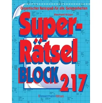 Superrätselblock 217 (5 Exemplare à 4,99 EUR) - Krüger, Eberhard