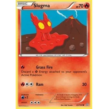 Karetní hra Pokémon PRC 022/160 Slugma - Primal Clash Stav: Near Mint, Verze: NORMAL