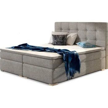 Postel Dvoulůžková postel INEZ 160x200 Sawana 21 šedá