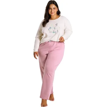 Dámské noční prádlo TARO Dámské pyžamo Monica 3470 4XL