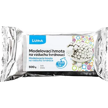 Modelovací hmota LUMA bílá, 500 g