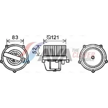 vnitřní ventilátor AVA VN8345