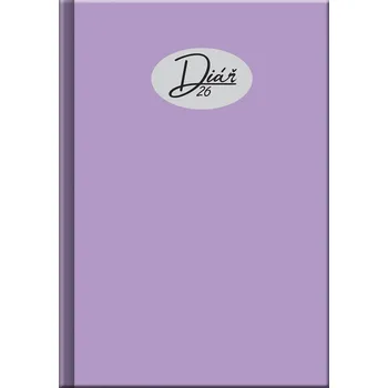 Diář Denní diář 2026 - COLORS fialový (A5)
