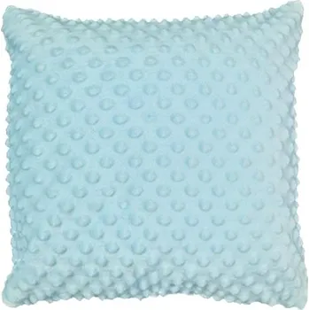 Povlečení 4sleep Povlak na polštář 40 × 40 na zip Minky modrý